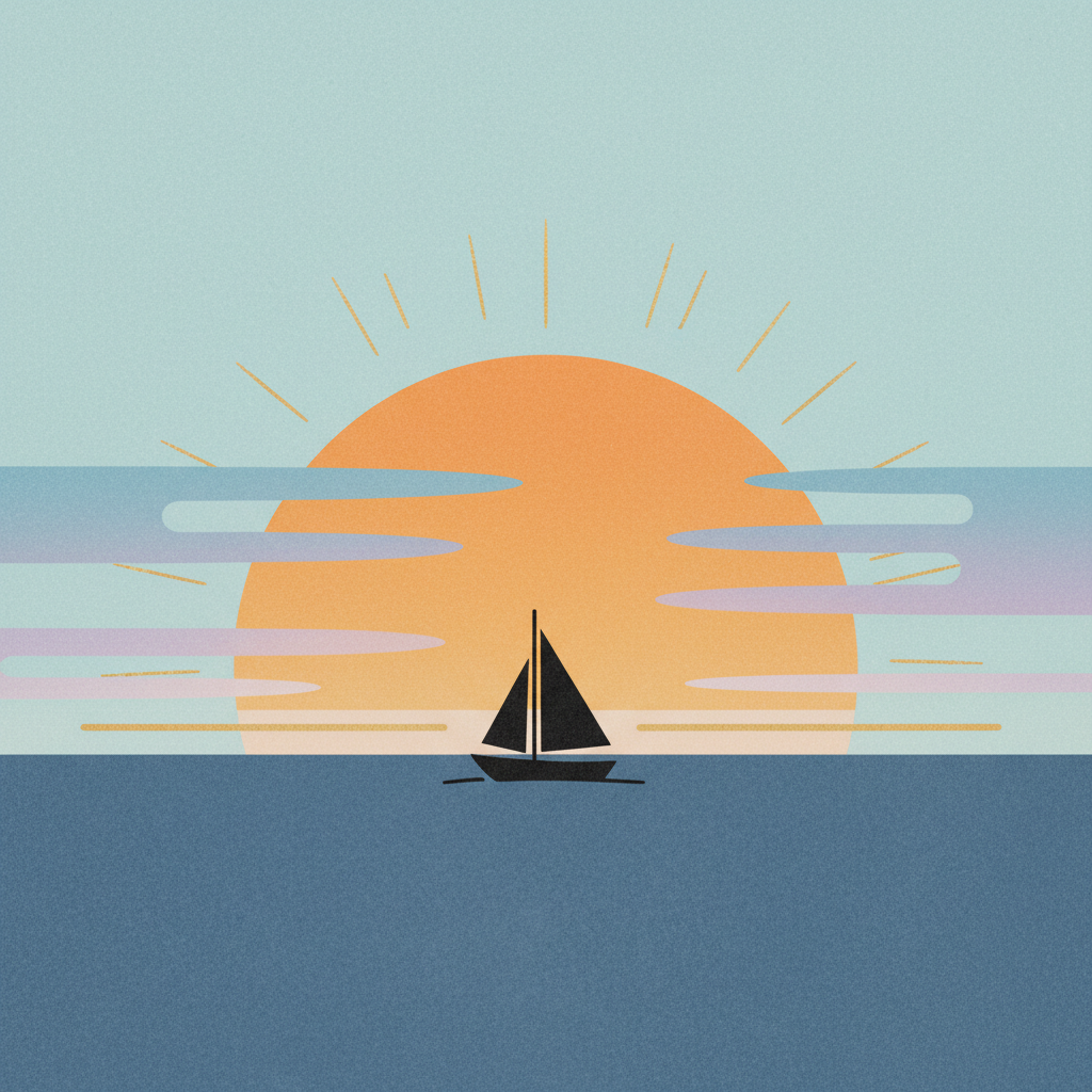 Sailboat at Dawn