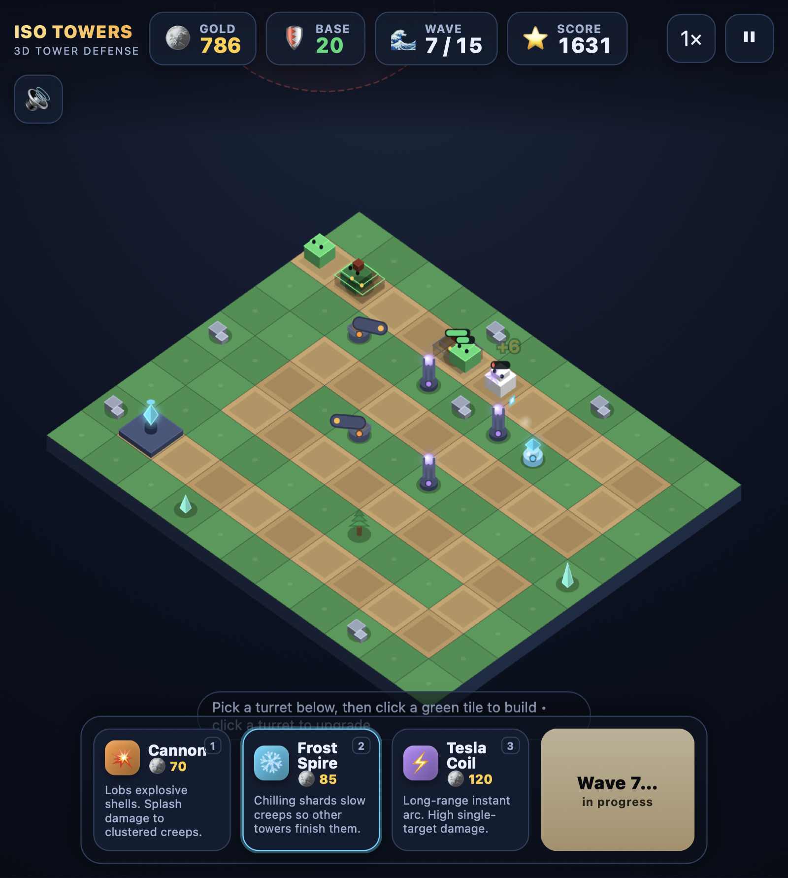 3D Tower Defense