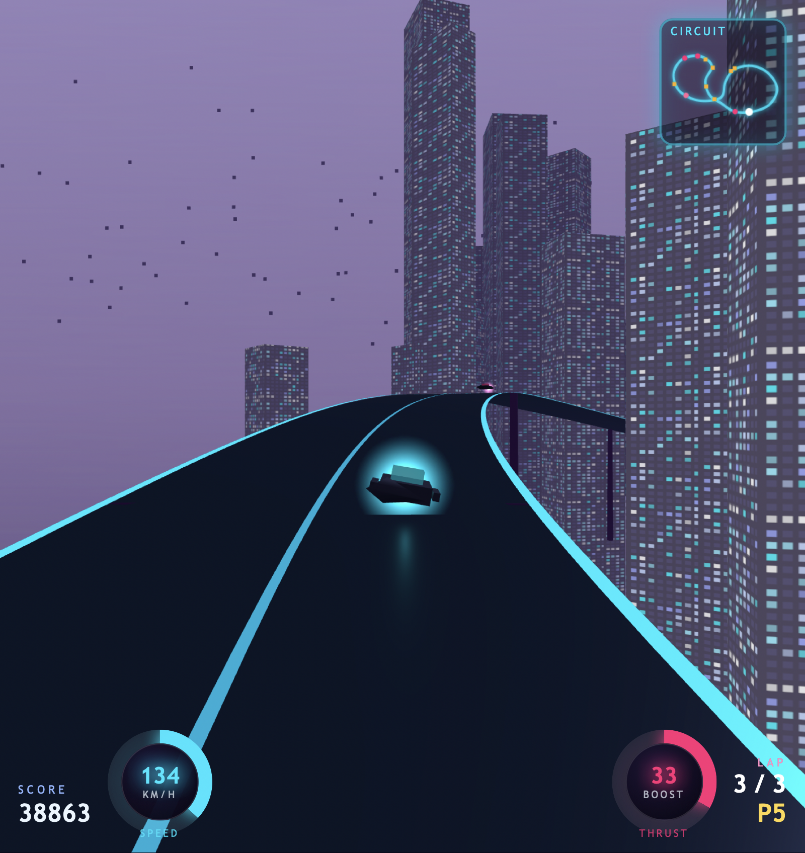 Neon Drift: Sky Circuit