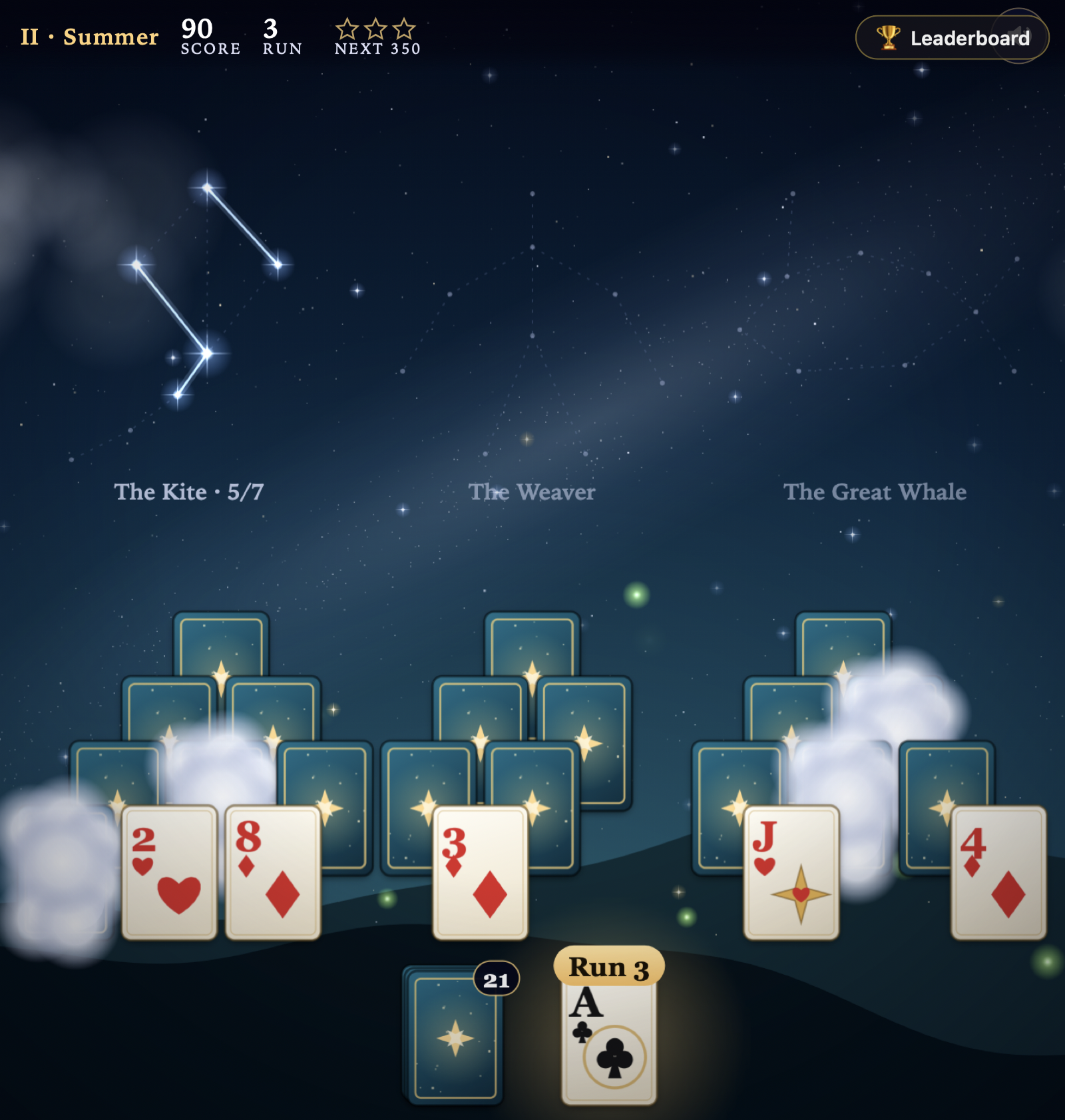 Starfall Solitaire