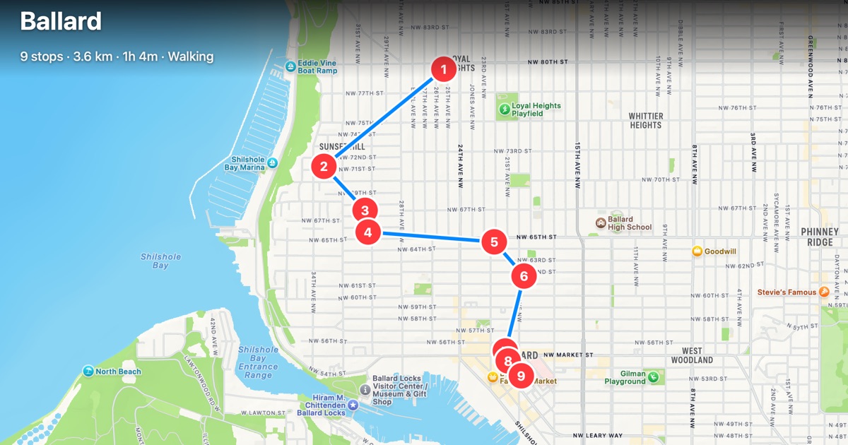 Ballard Landmarks — a narrated walk