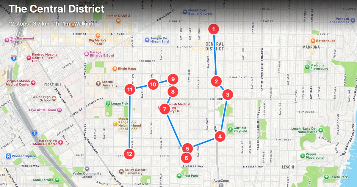 Central District Landmarks — a narrated walk