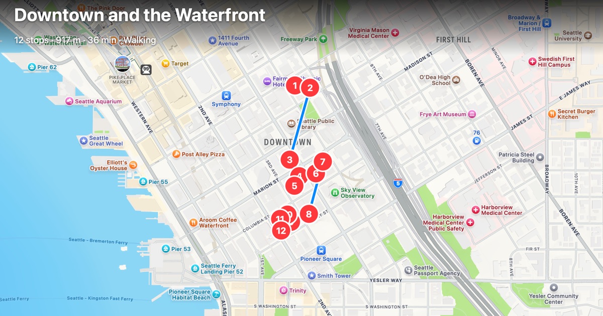 Downtown and Waterfront Landmarks — a narrated walk