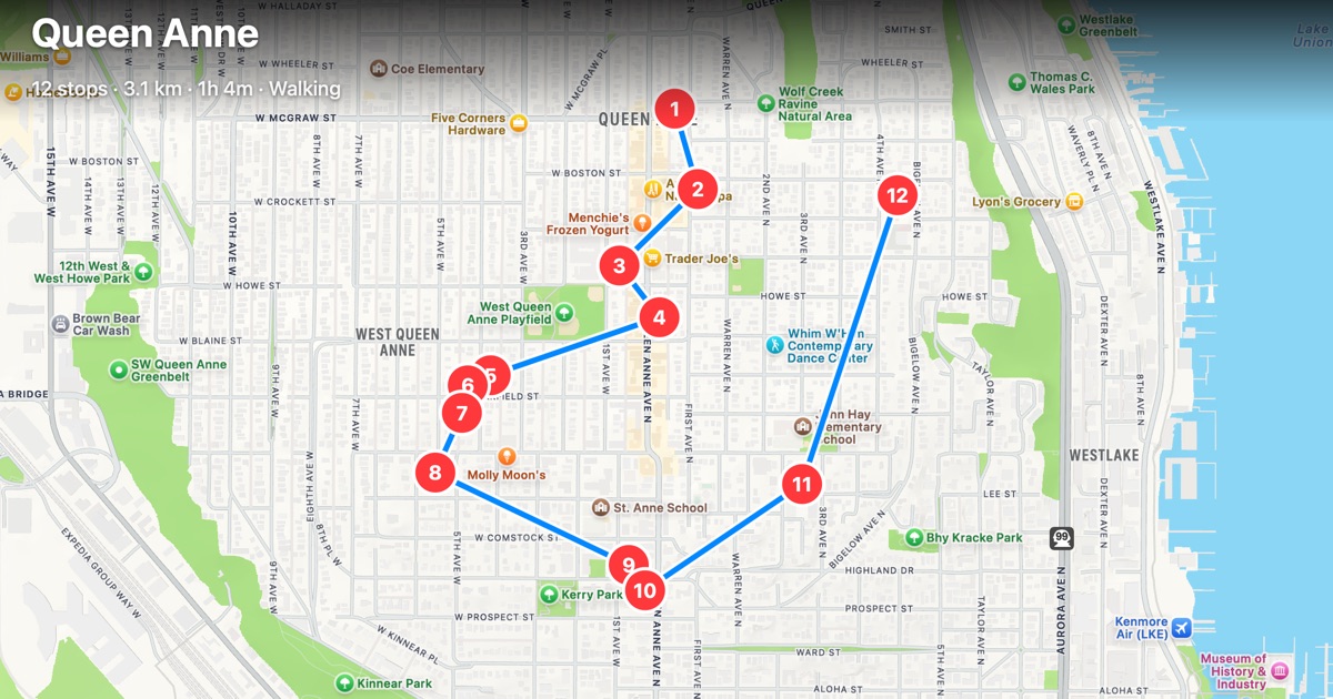 Queen Anne Landmarks — a narrated walk