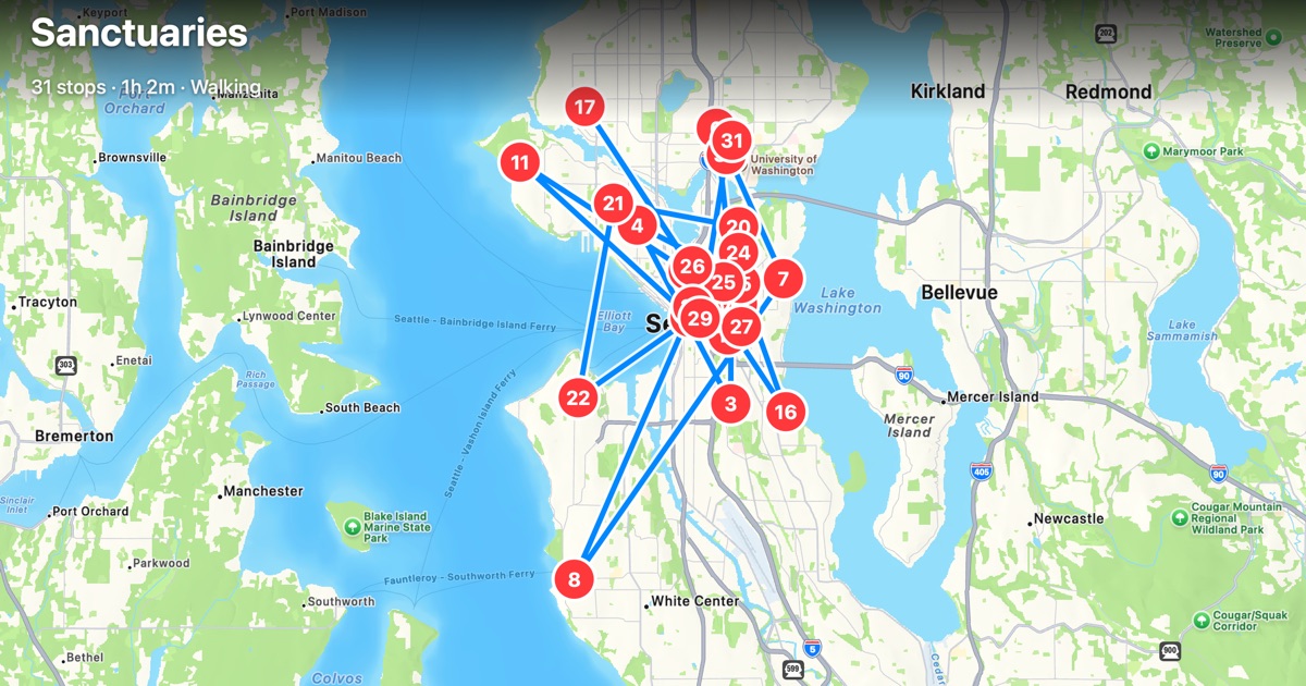 Sanctuaries — a narrated collection