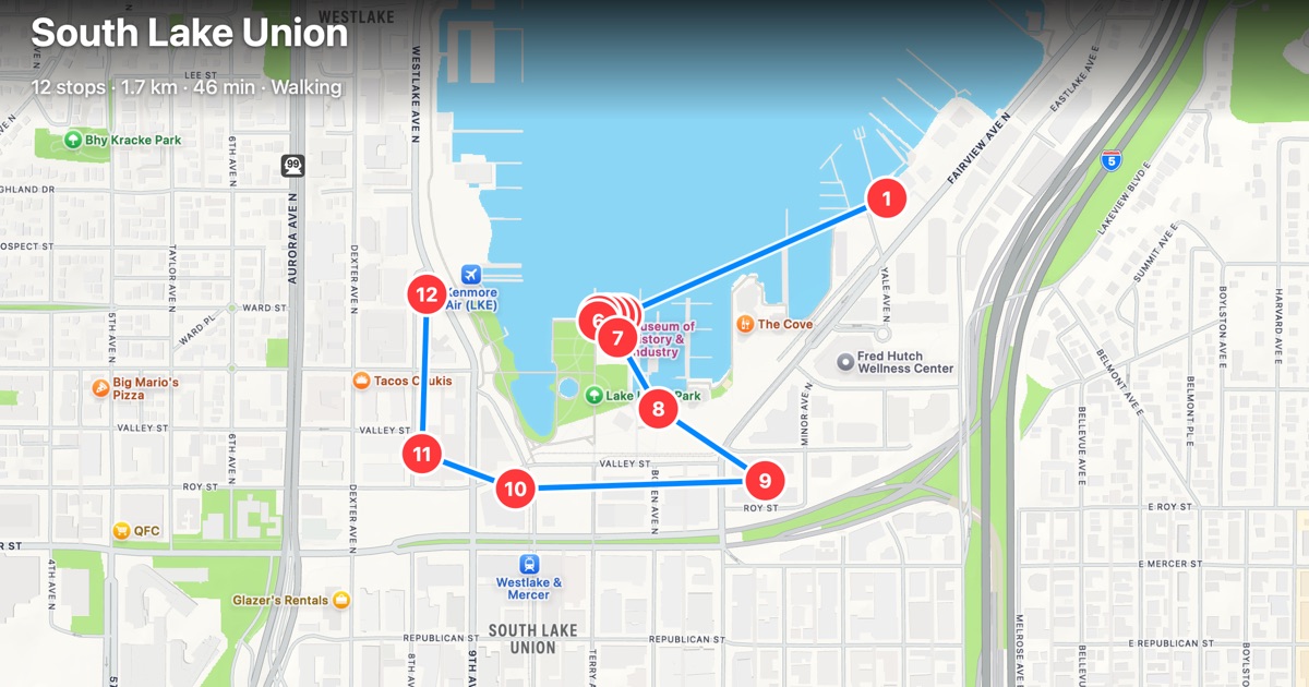 South Lake Union Landmarks — a narrated walk