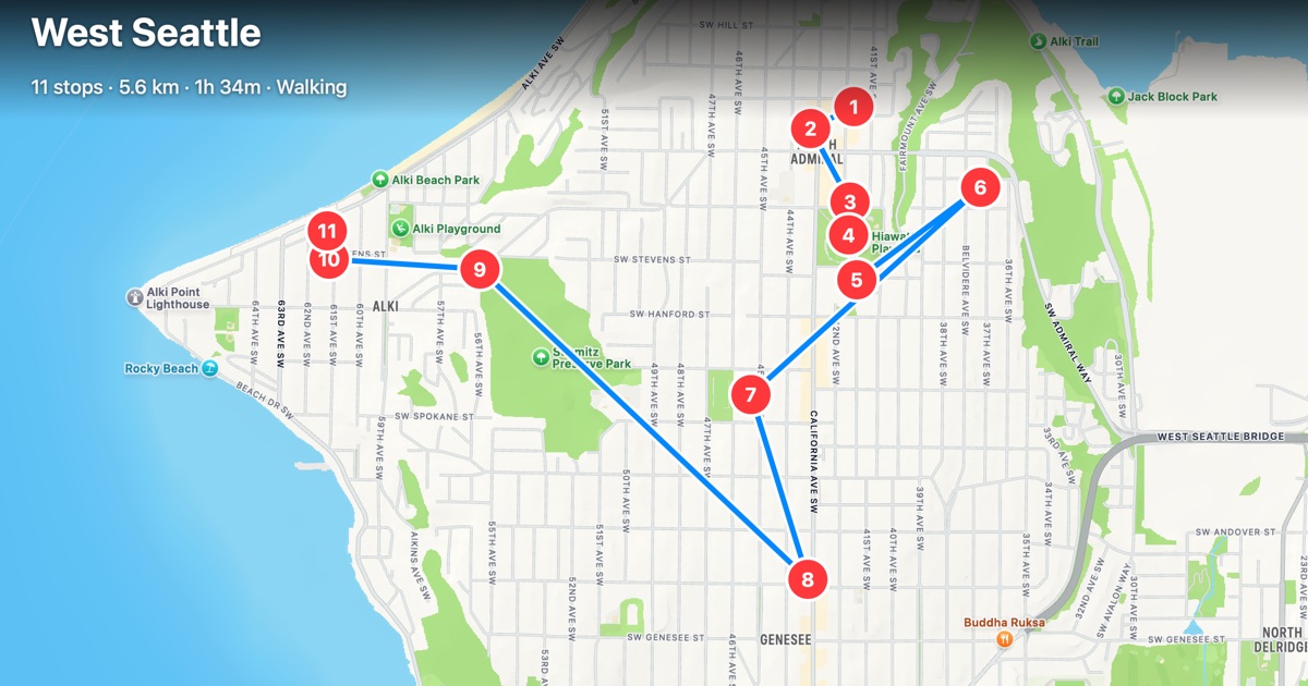 West Seattle Landmarks — a narrated walk
