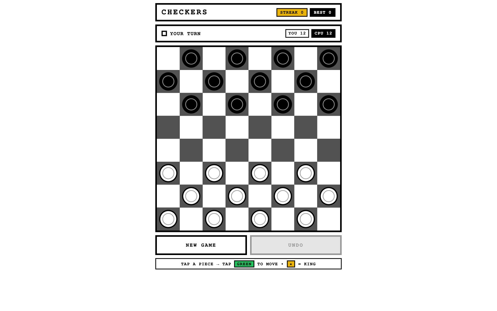 Checkers (Classic)