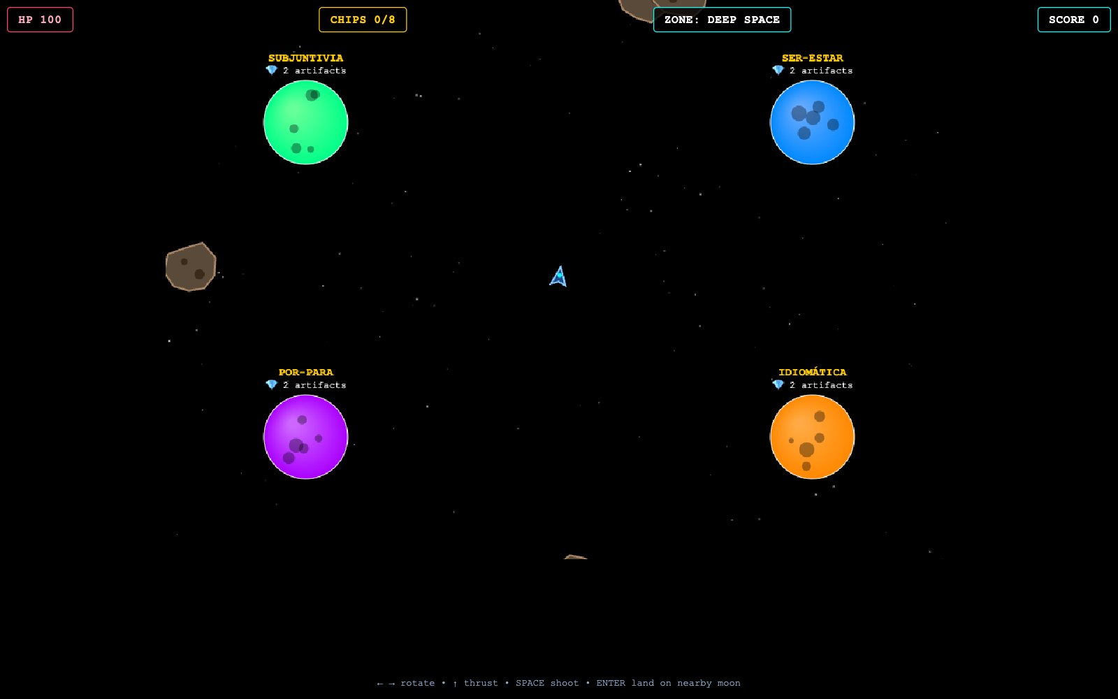 Lunas Perdidas — Spanish Space Adventure
