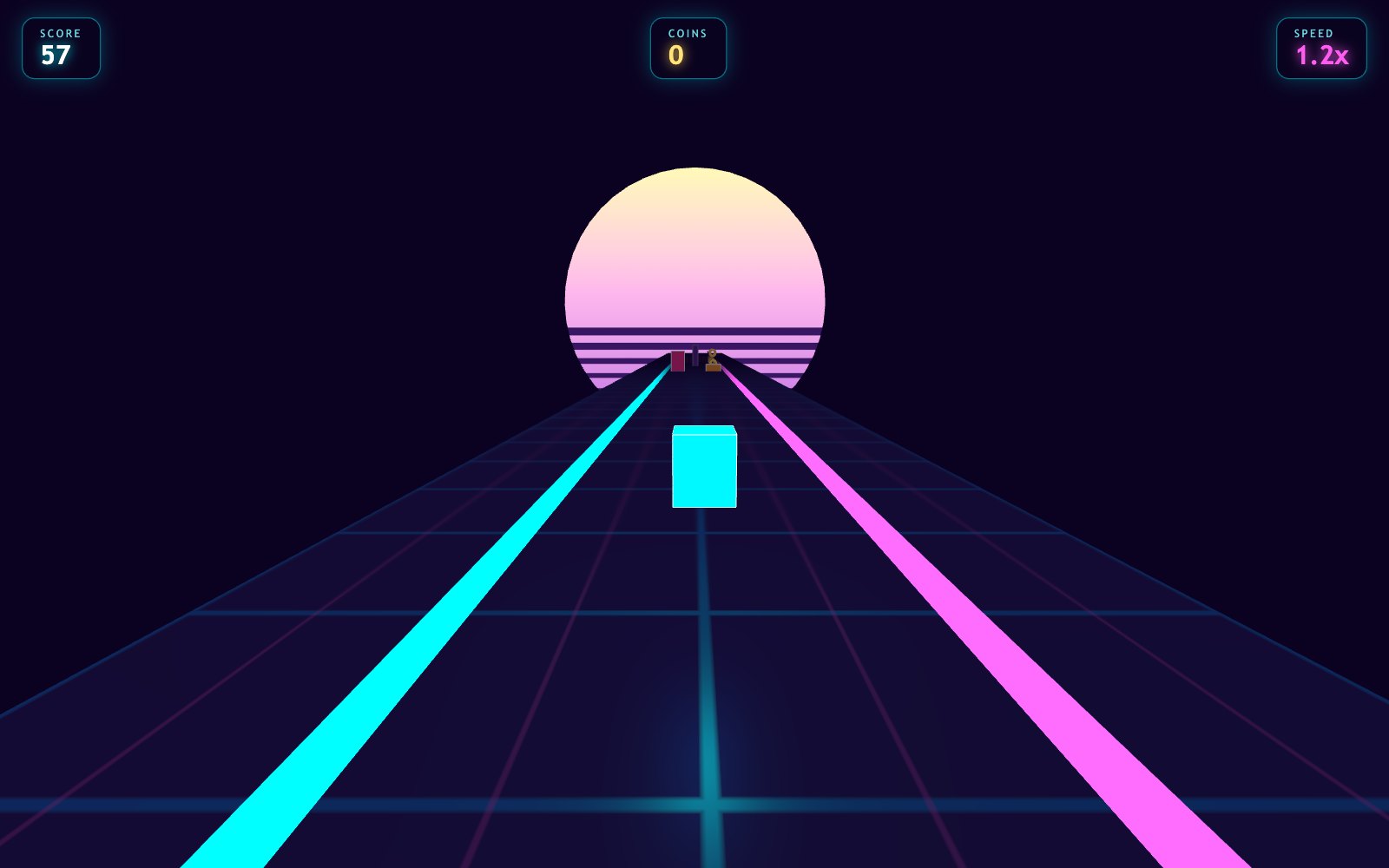 Neon Runner 3D