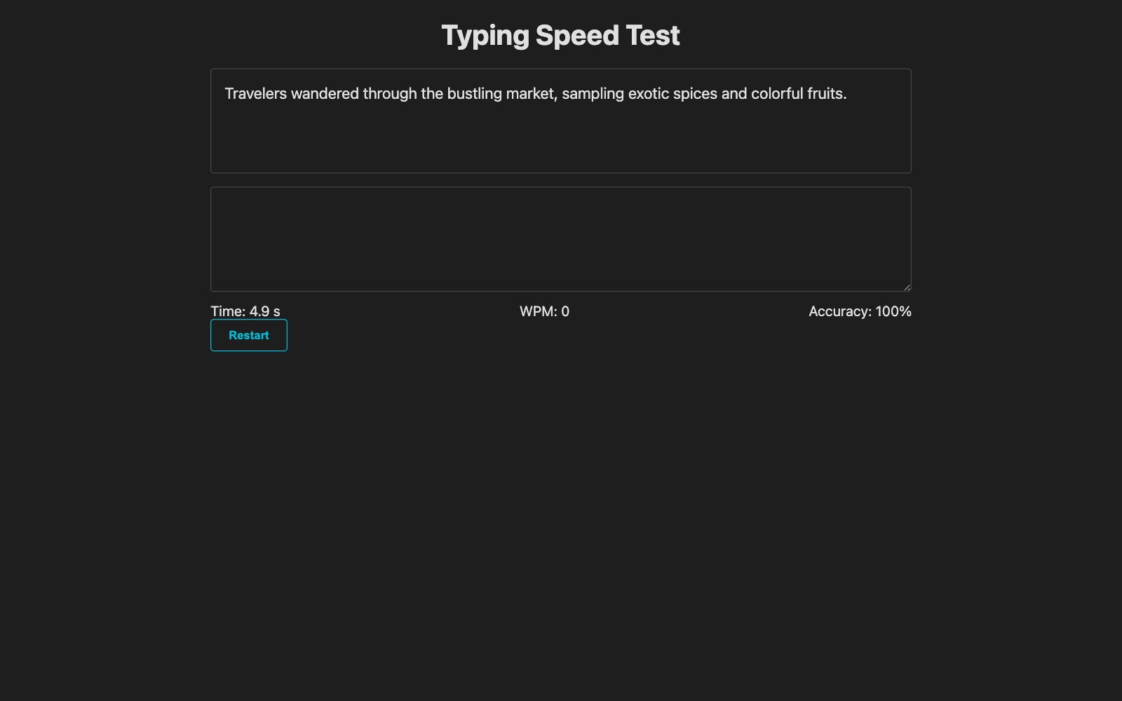 Typing Speed Test
