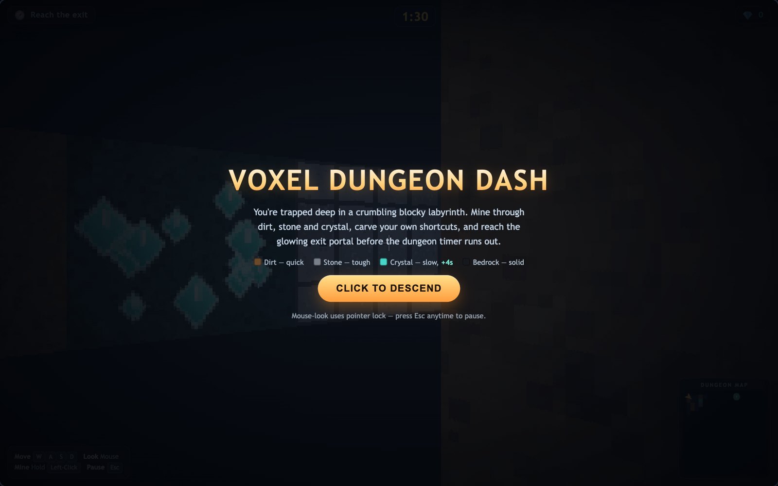 Voxel Dungeon Dash