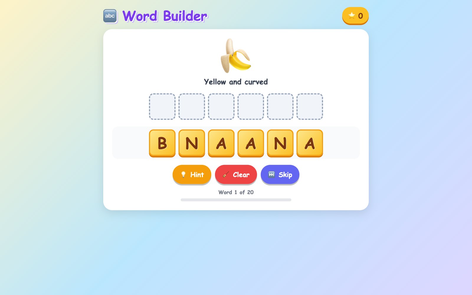 Word Builder