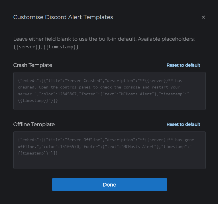 Discord Template