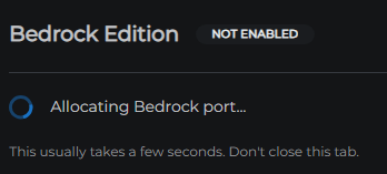 Bedrock Installing