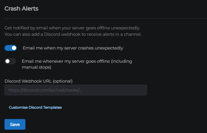 Crash Alerts & Offline Notifications