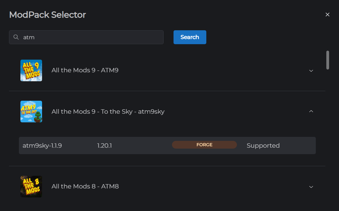 Installing a Modpack