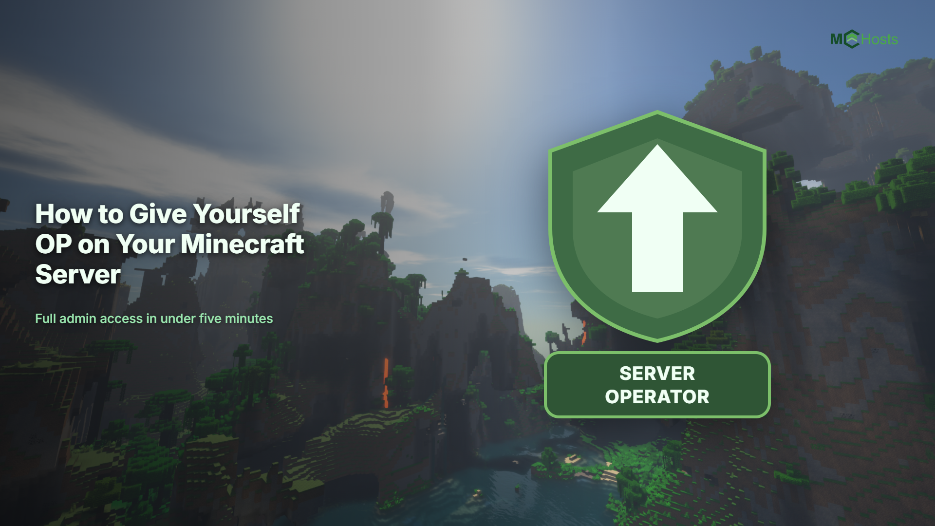 How to Give Yourself OP on Your Minecraft Server