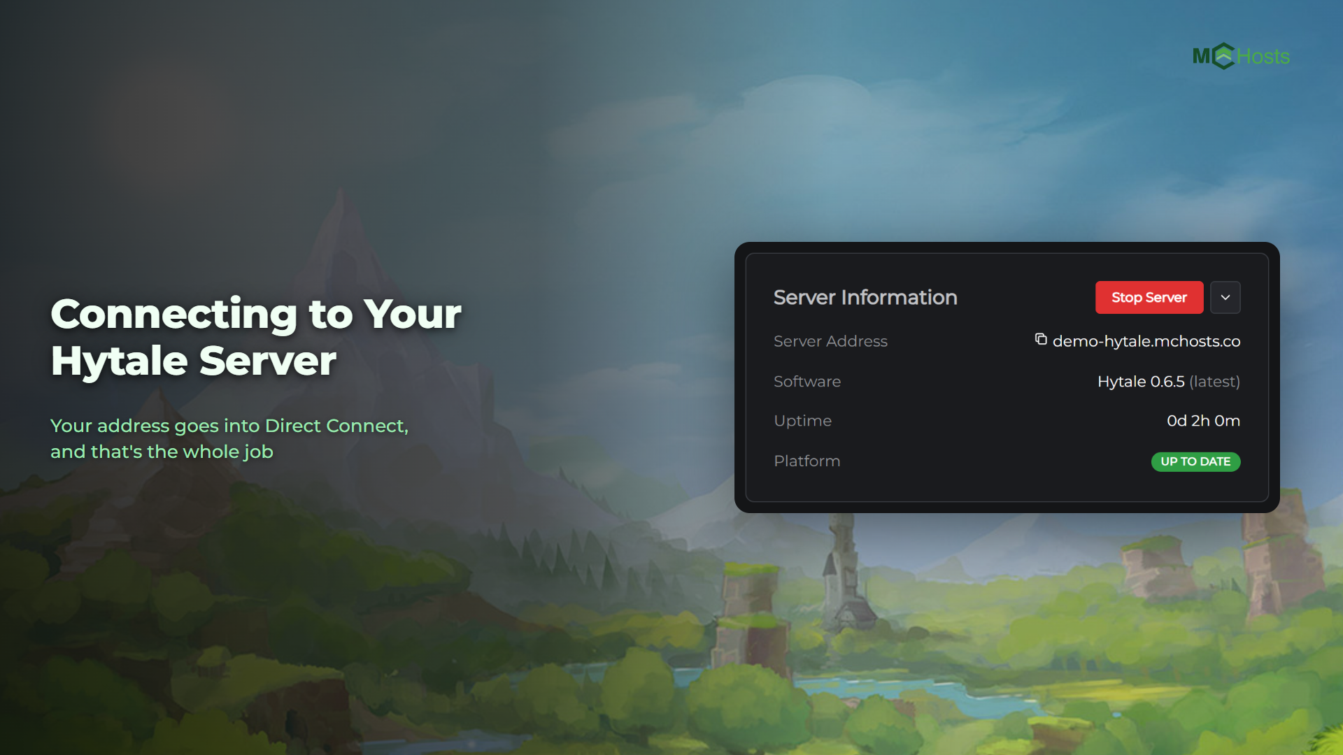Connecting to Your Hytale Server