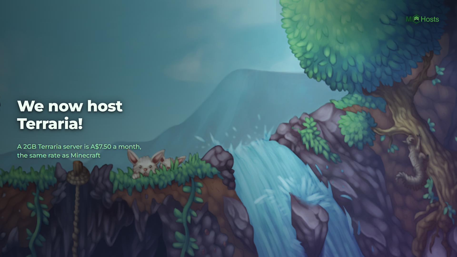 We now host Terraria!