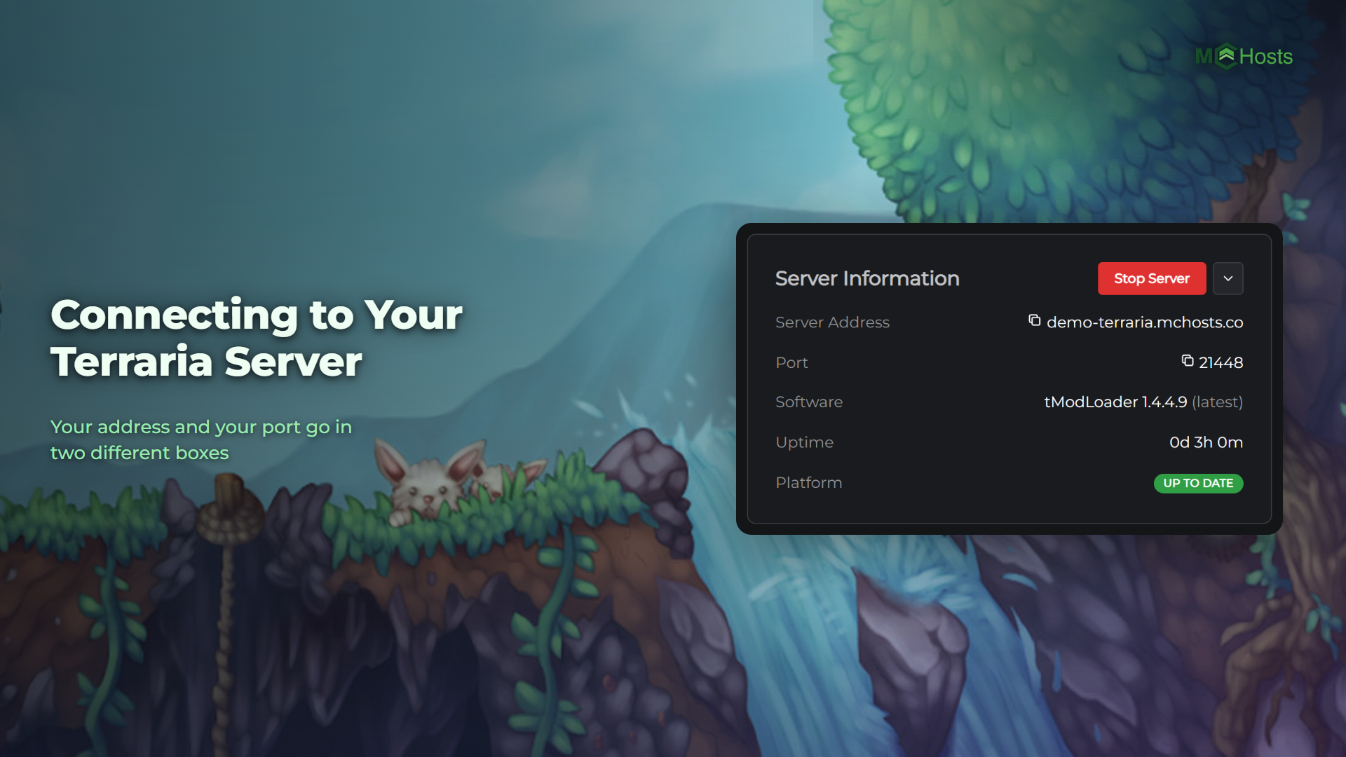 Connecting to Your Terraria Server