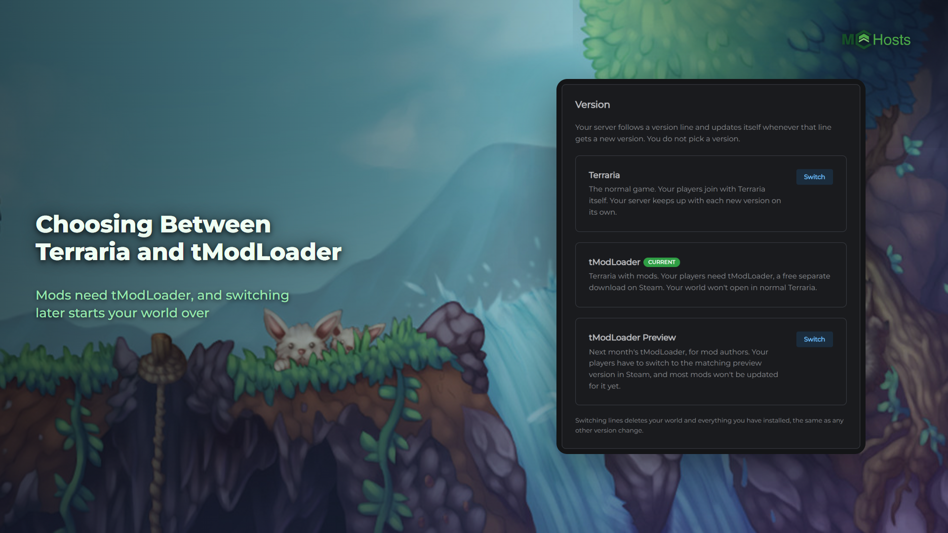 Choosing Between Terraria and tModLoader