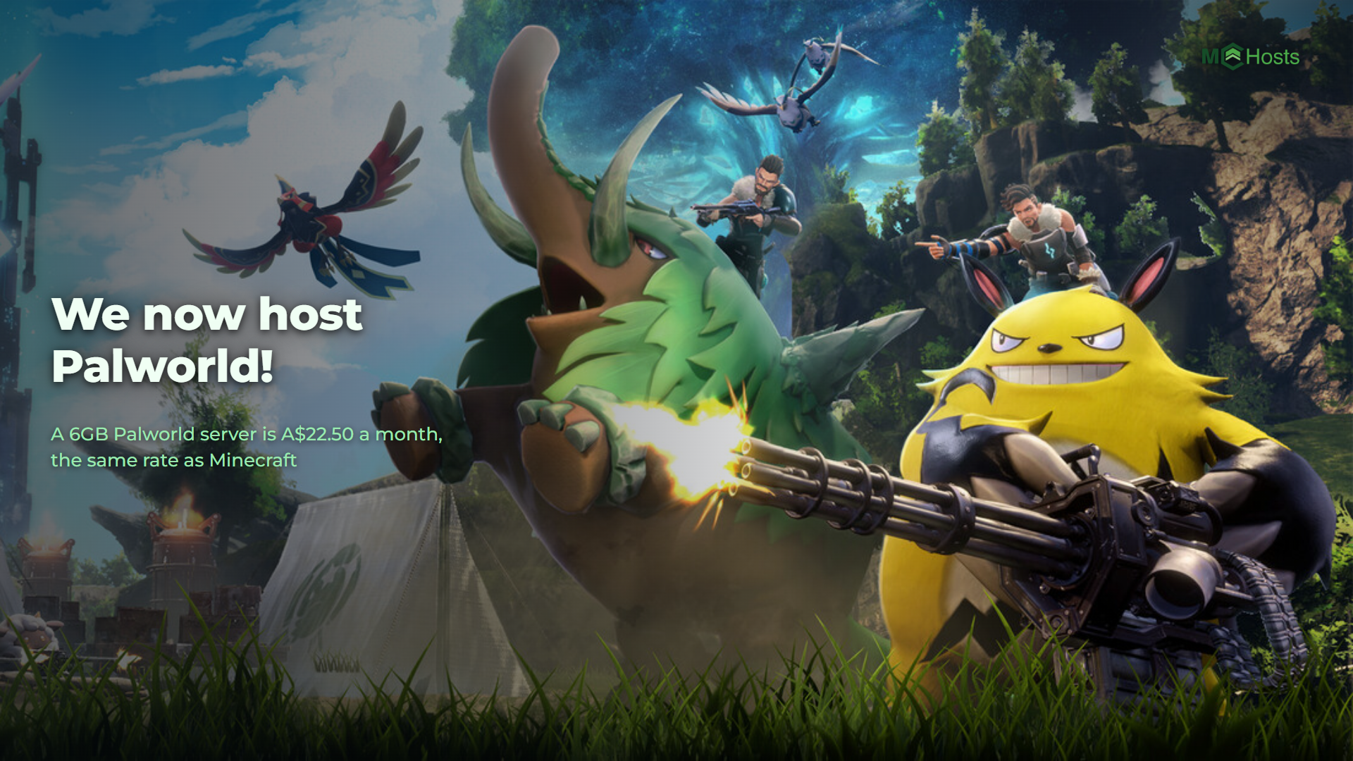 We now host Palworld!