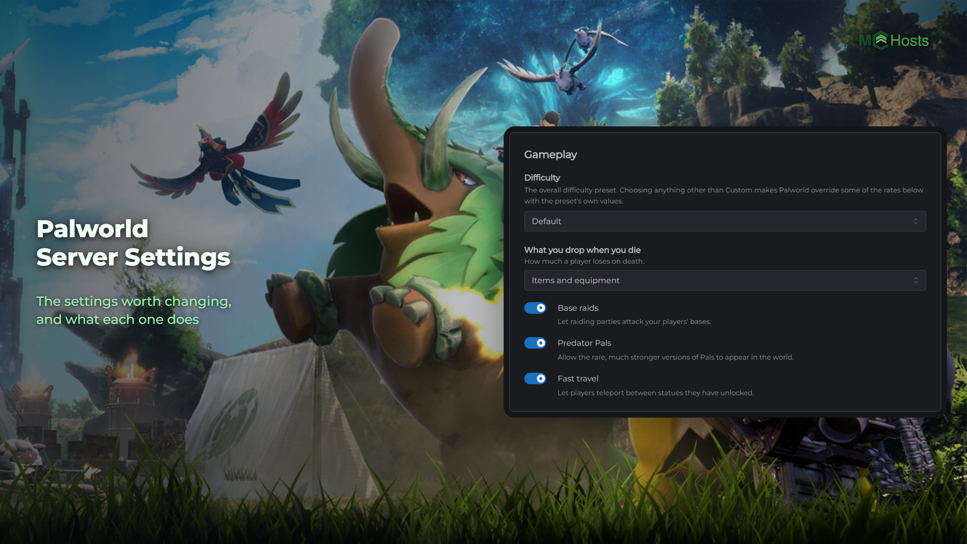 Palworld Server Settings