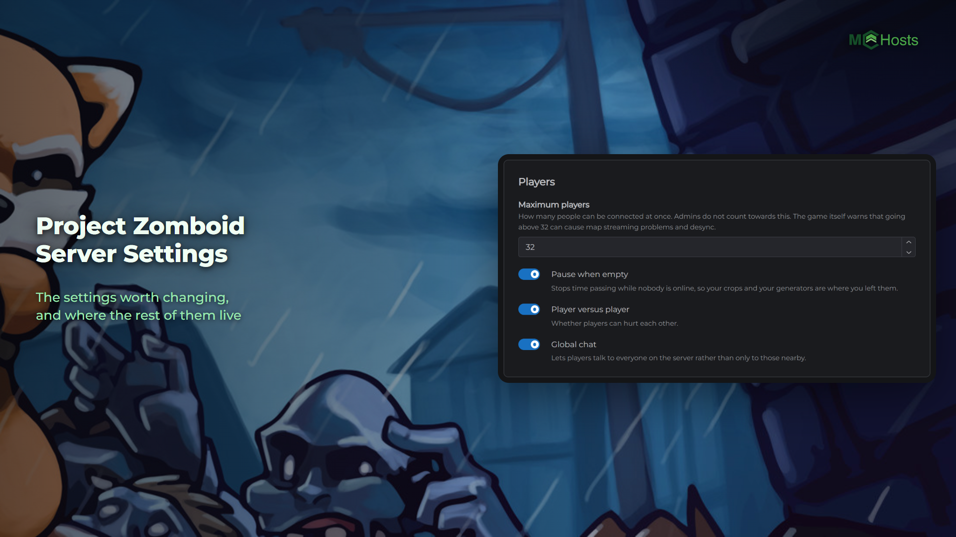 Project Zomboid Server Settings
