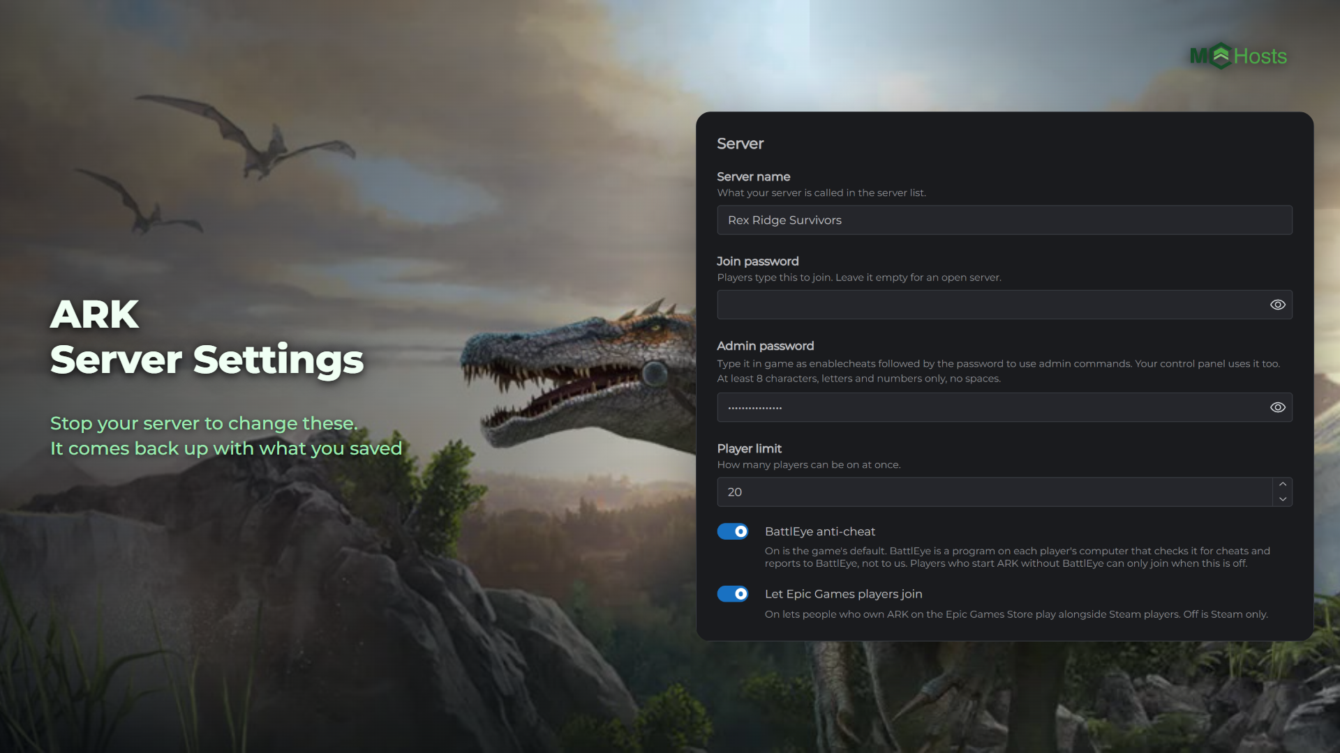 ARK Server Settings