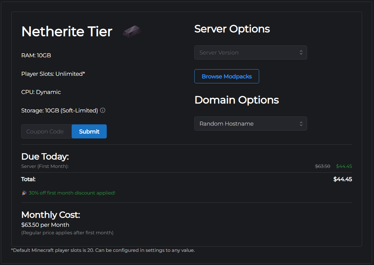 Server Configurator