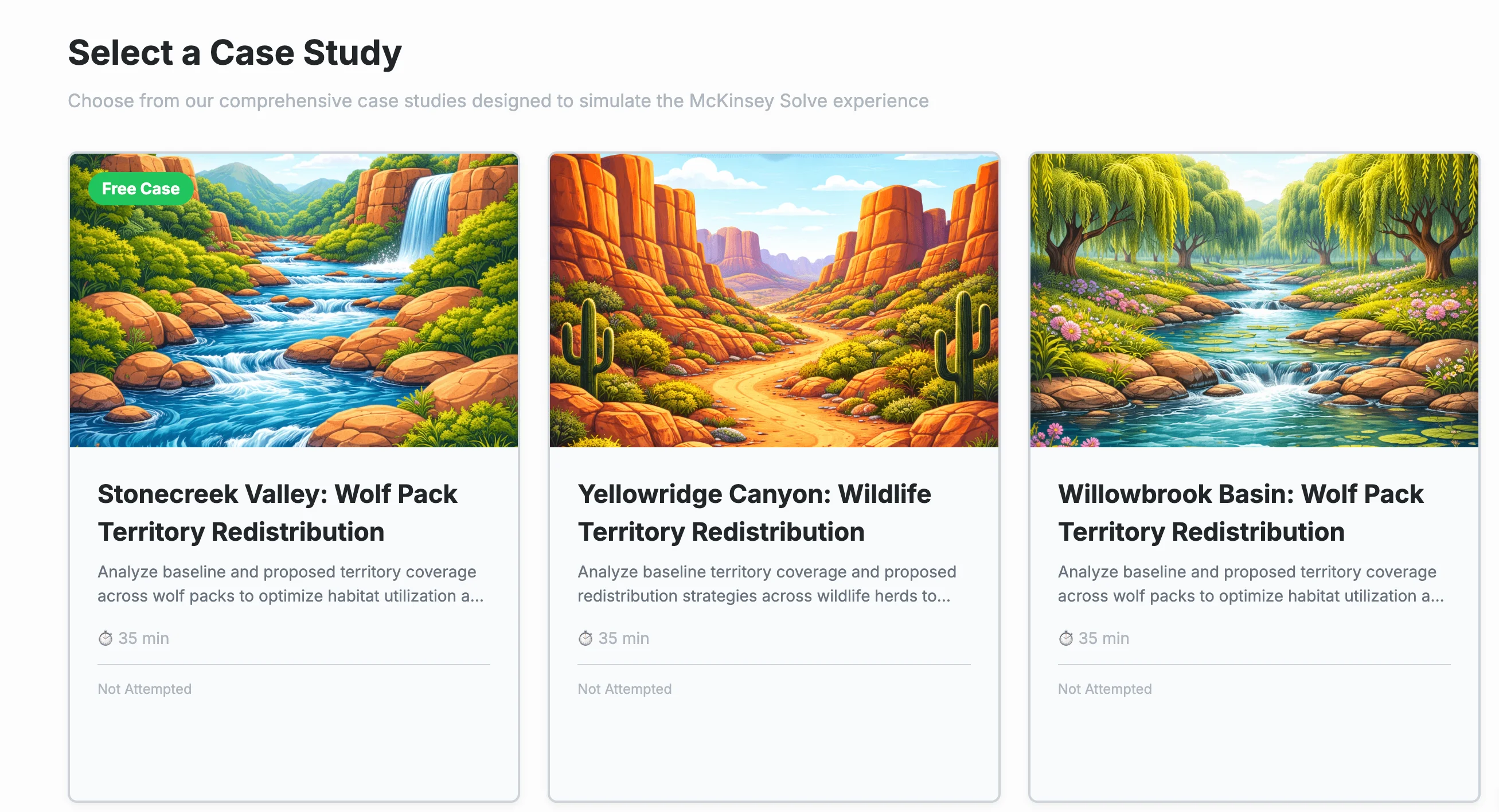 Redrock investigation exhibit interface