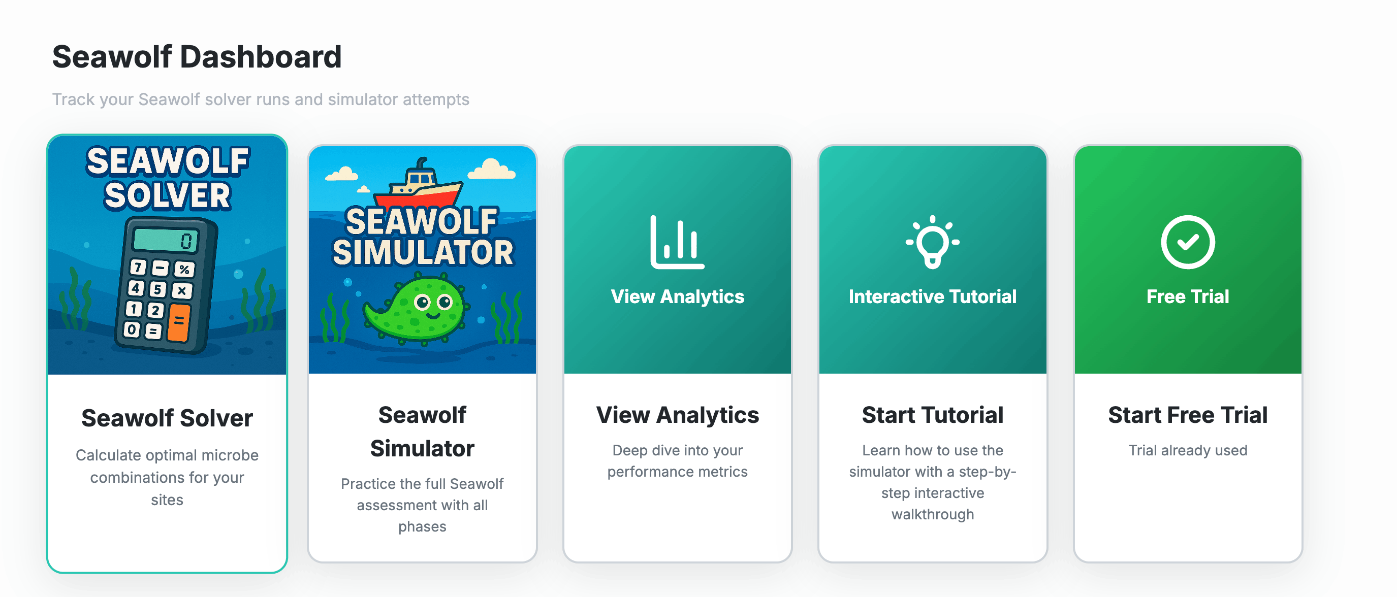 Access solver directly from dashboard