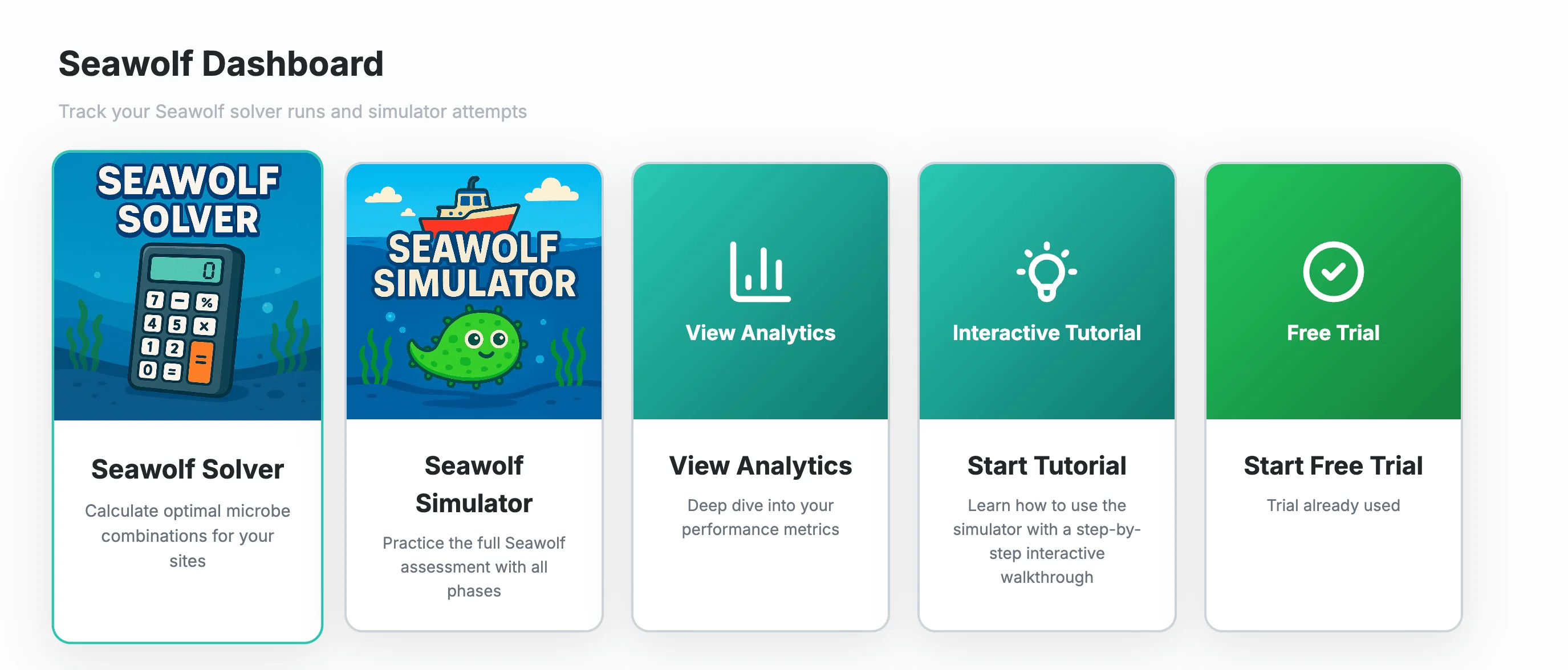 Access solver directly from dashboard