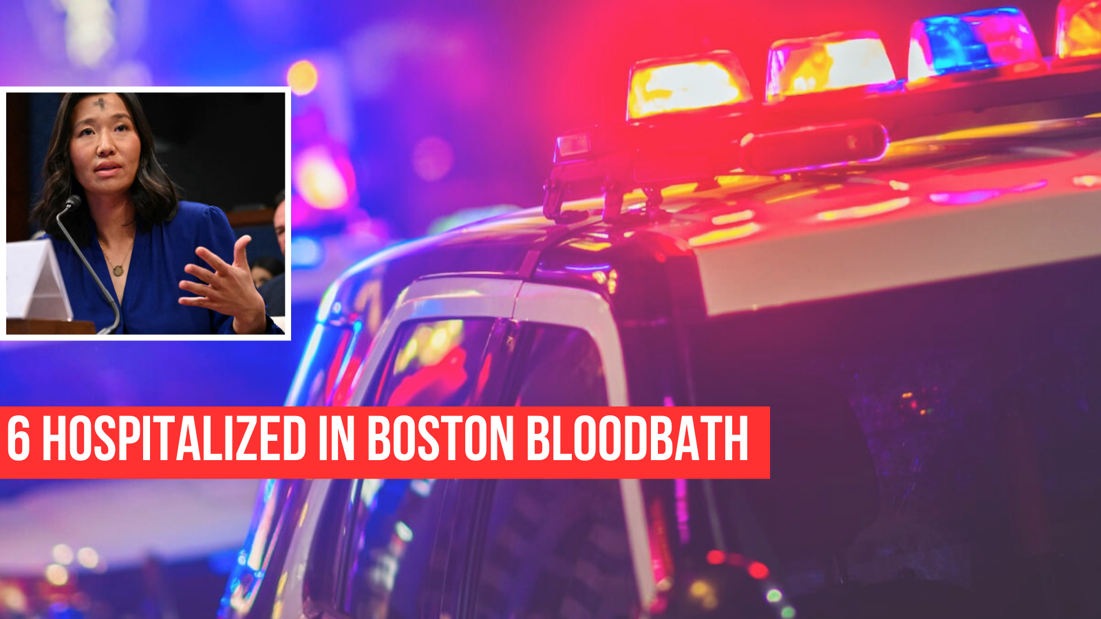 Chaos in Boston as six hospitalized in overnight spree of violence