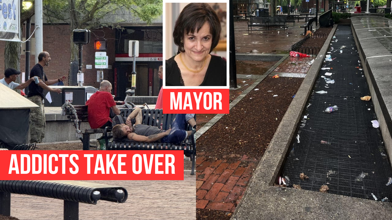 Once Beloved Boston Suburb Now Open Air Drug Den Under Progressive Mayor