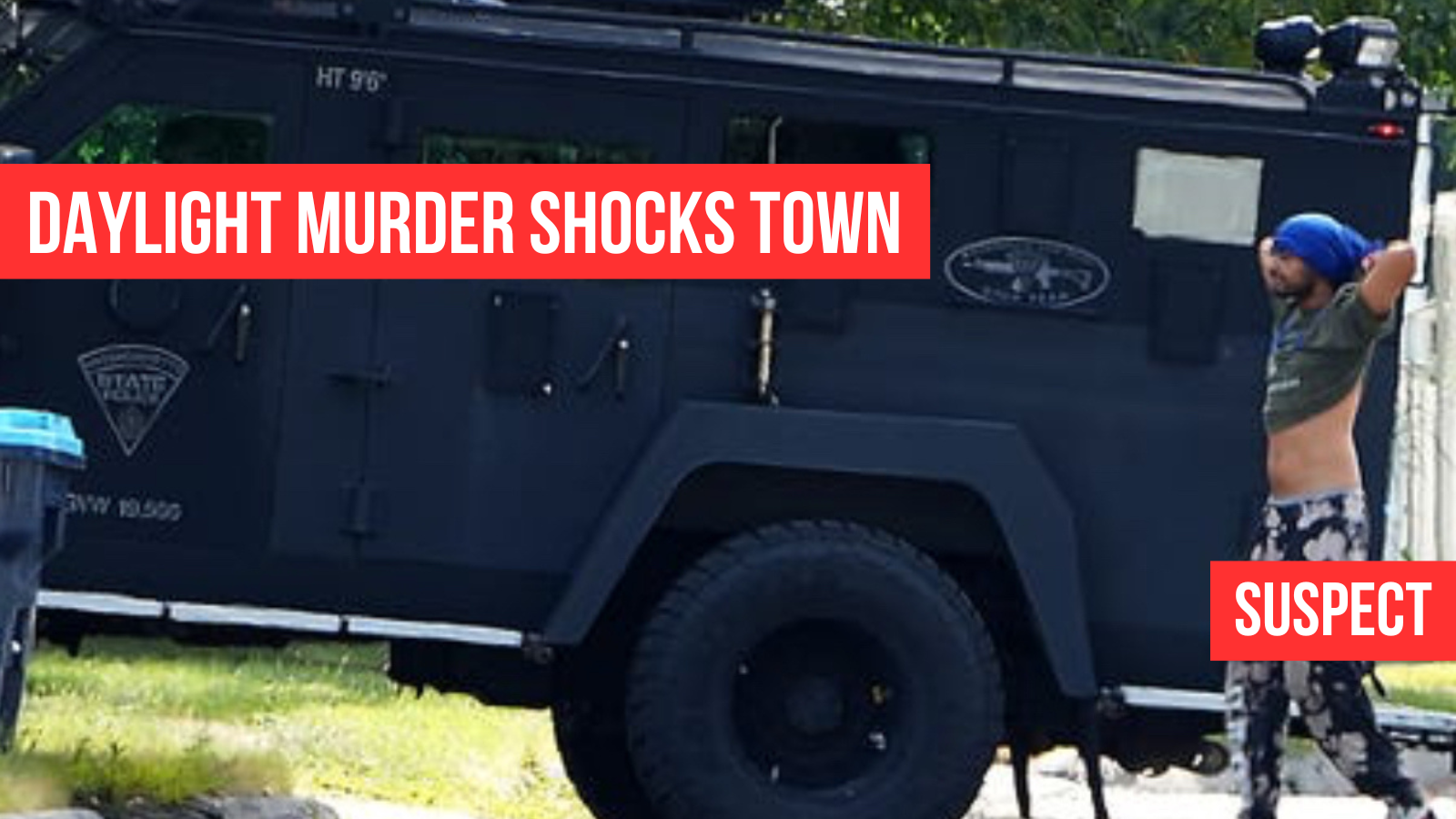 Father gunned down in Shrewsbury as suspect found at house covered in ‘Free Palestine’ and ‘BLM’ graffiti