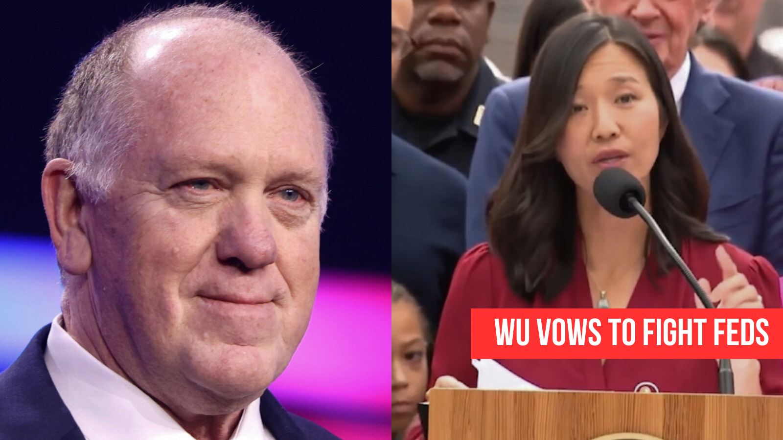 Wu responds with vows to fight back against looming ICE storm