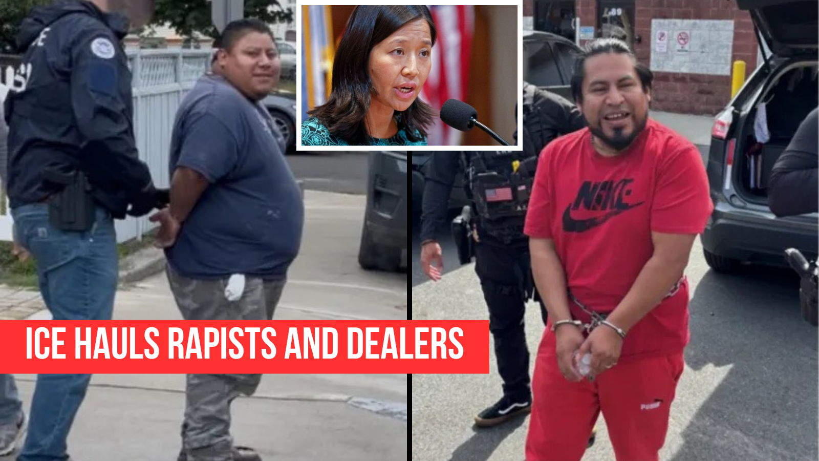 ICE announces Patriot 2.0 arrests in Boston — rapists, child abusers, and heroin traffickers hauled off streets