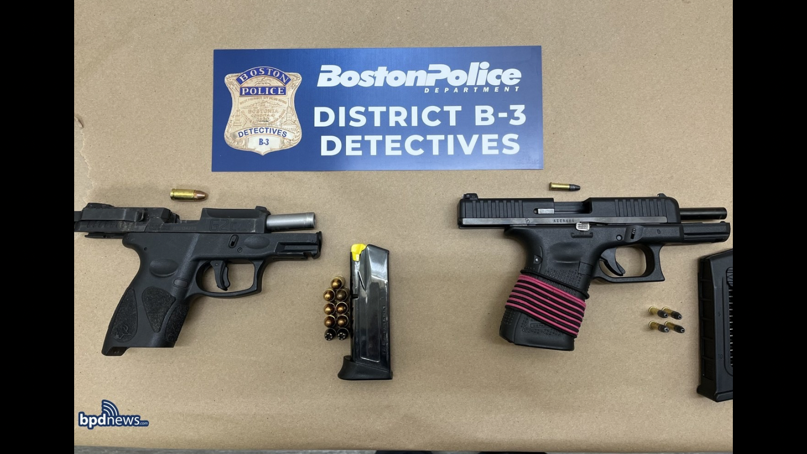 Hoodie clad teens busted with loaded guns in Boston projects