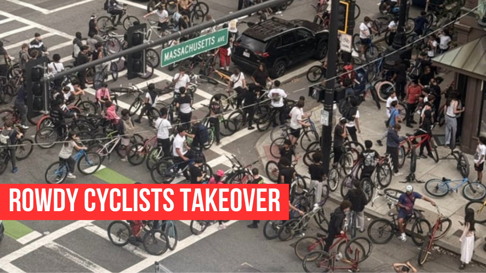 Wheelie-popping youths in hoodies swarm Mass Ave as school year begins