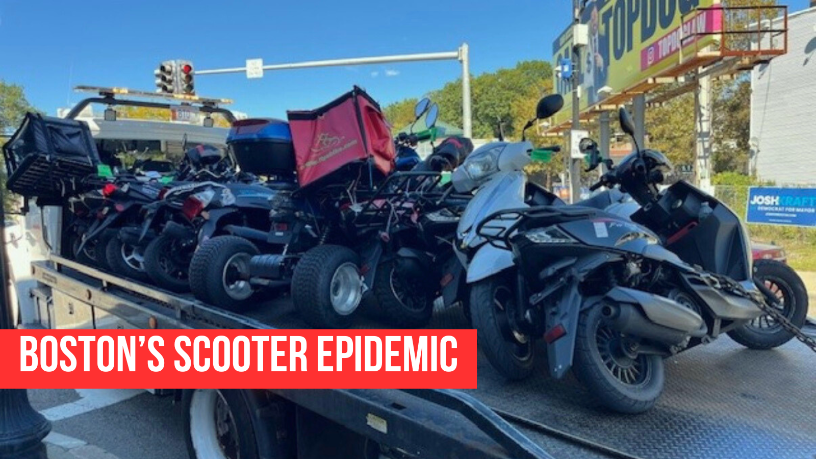 Scooter madness sweeps city: cops tow 12 bikes, arrest gun-tossing rider in Dorchester chase