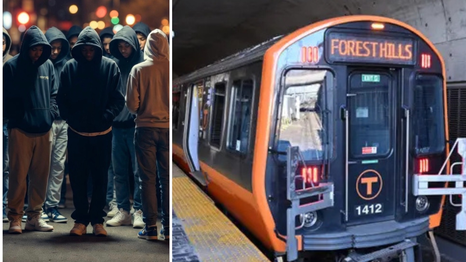 Mob of 10 unruly teens nearly KILLS MBTA commuter — Boston progressives say 'they just need somewhere to hang out'