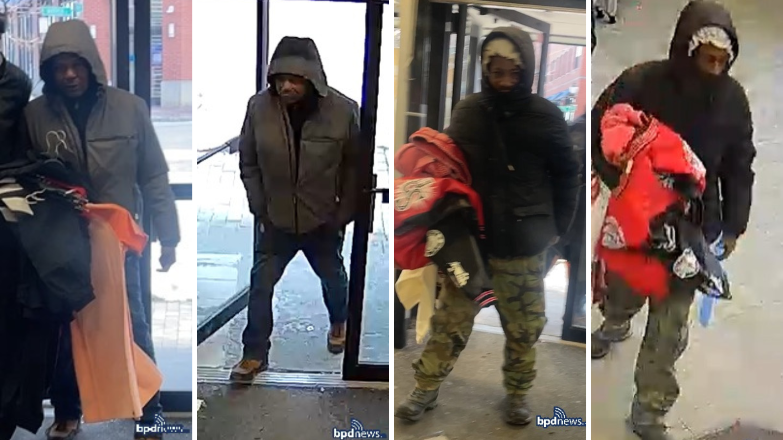 'He pulled a knife': Roxbury shoe store worker held at KNIFEPOINT after confronting two thieves who walked out with everything they could carry