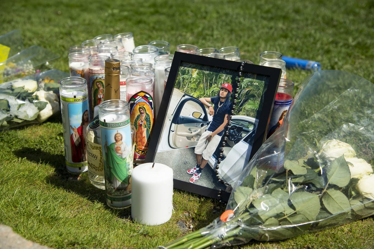 Aspiring musician was hours from performing for NYC record execs when he was gunned down behind a Mass. high school