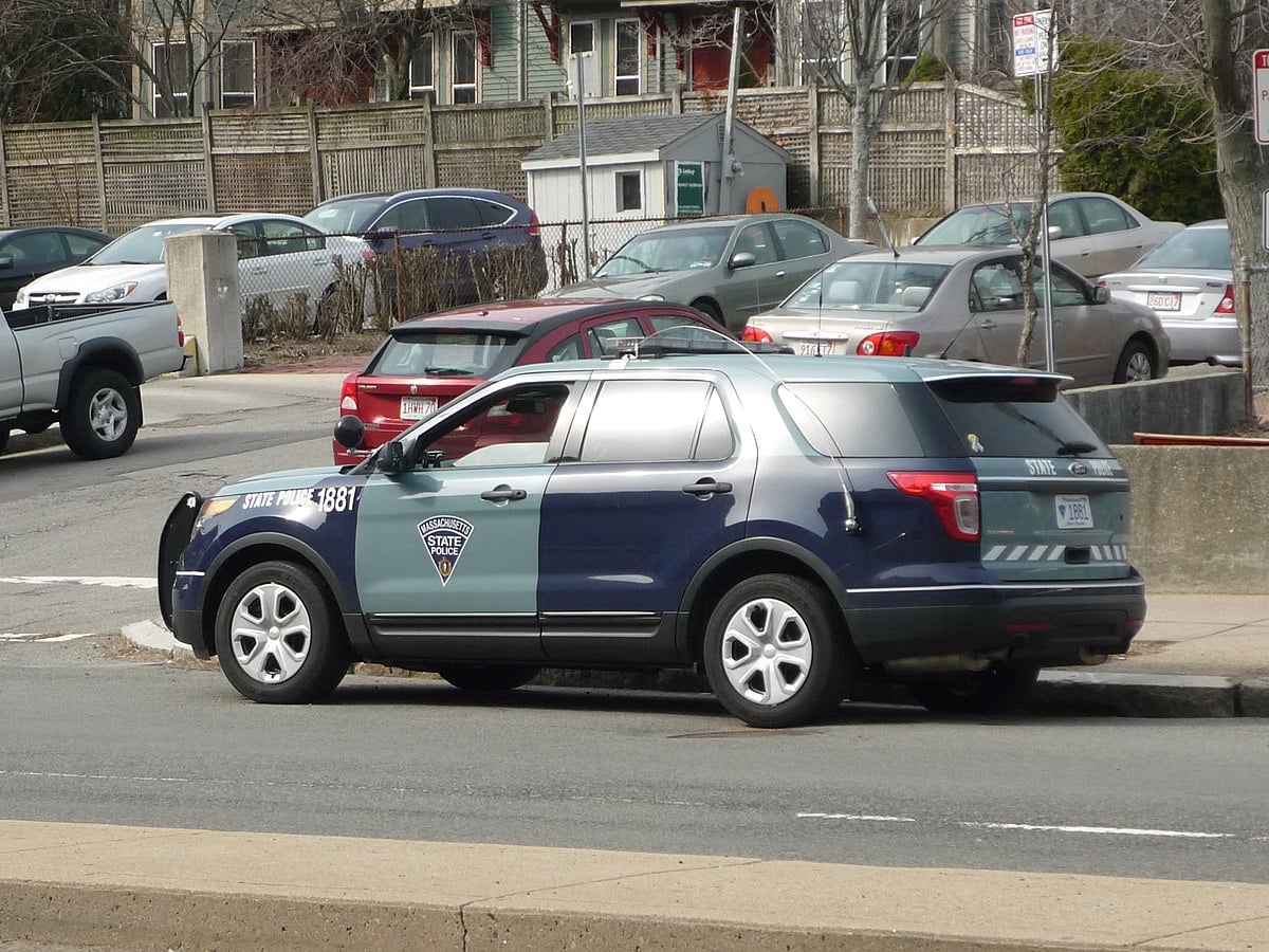 Massachusetts State Police cruiser