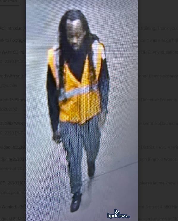 Surveillance image of shooting suspect