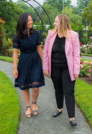 Sharon Durkan and Mayor Michelle Wu