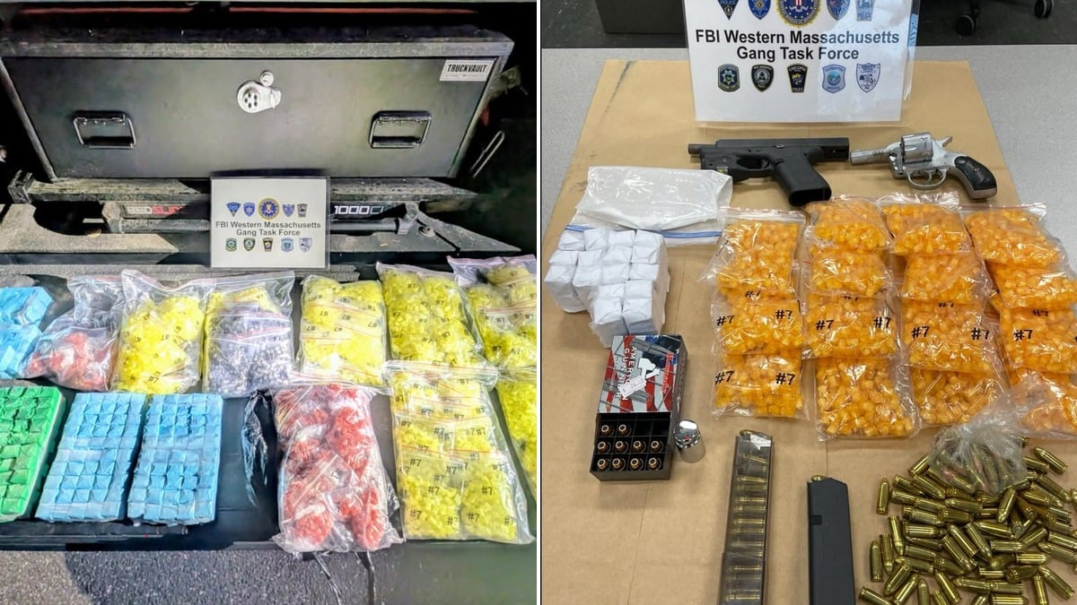 Holyoke man Luis Sanchez, 33, arrested after FBI and Holyoke police seize two illegal guns, fentanyl and cocaine from his apartment