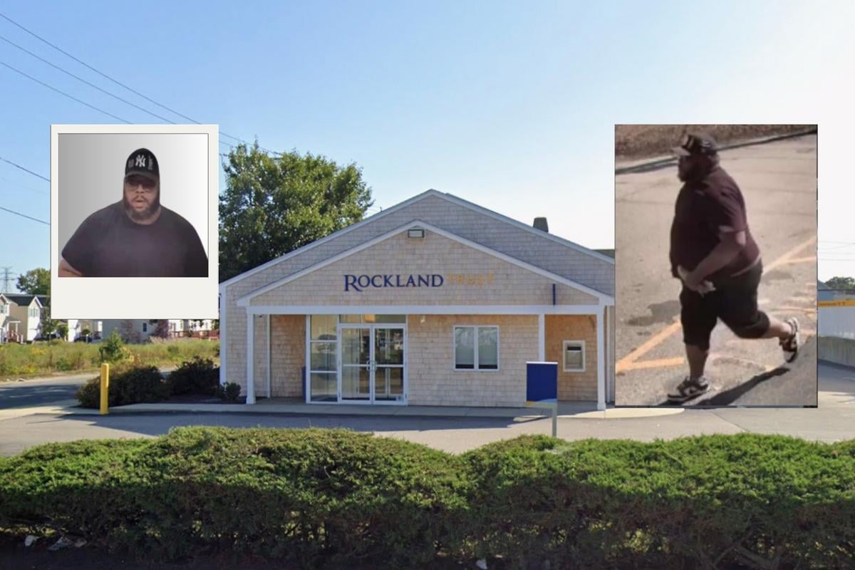 Domingo Agostini mugshot and Rockland Trust bank